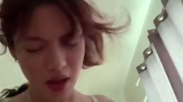 Crot di Muka doi, usai bangun tidur gas ngentot